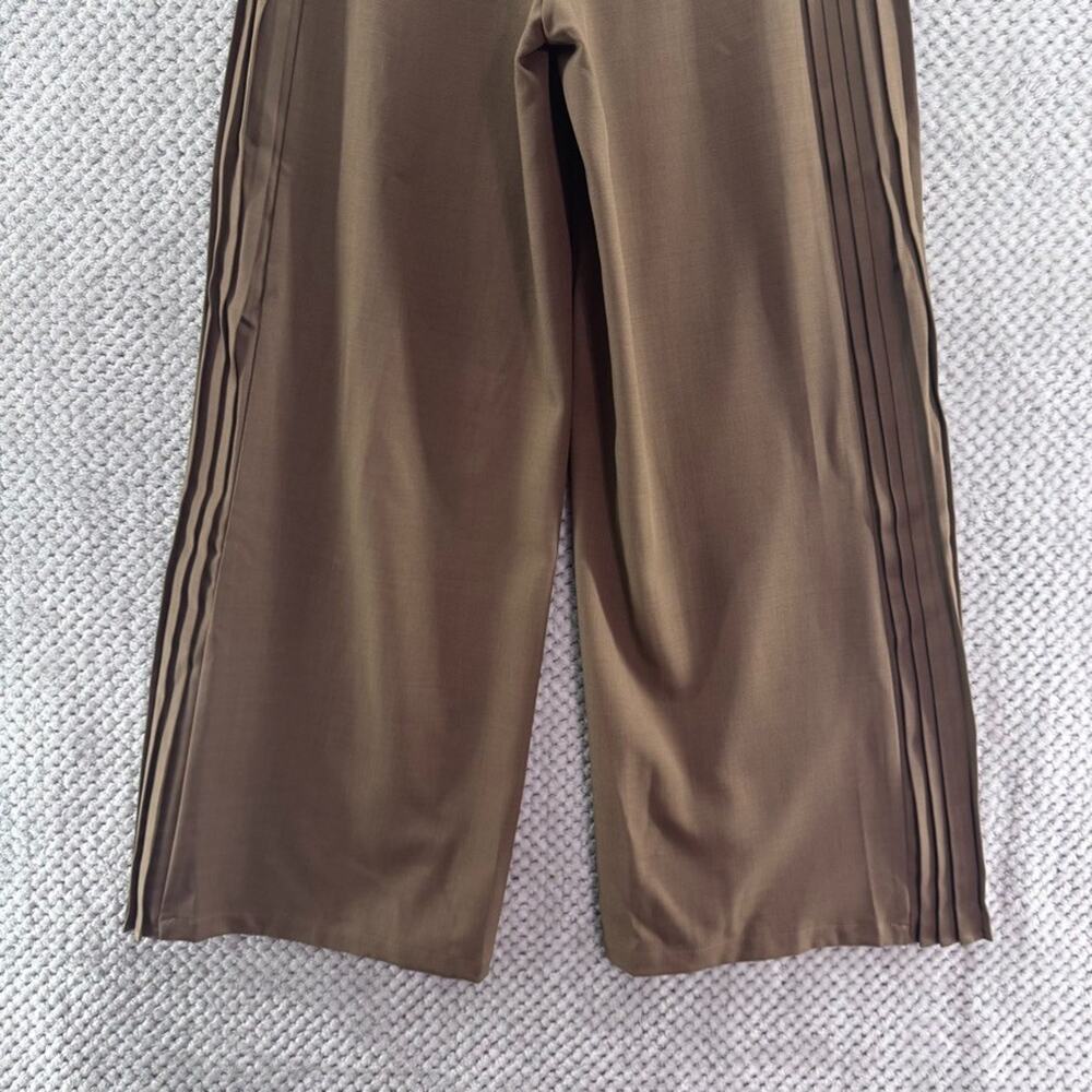 Commense Pants Womens S Brown High Rise Wide Leg Palazzo Pleaded Side Career New - Picture 8 of 15